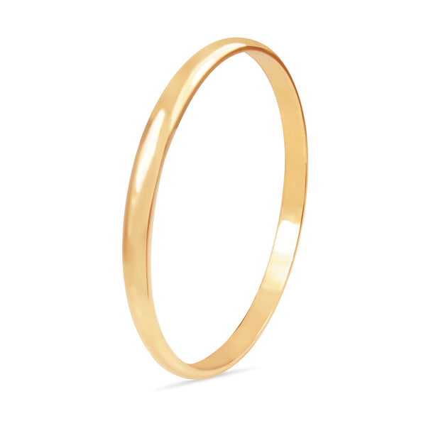 9ct Yellow Gold Solid Bangle