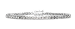 14ct White Gold 5.00ct Diamond Tennis Bracelet