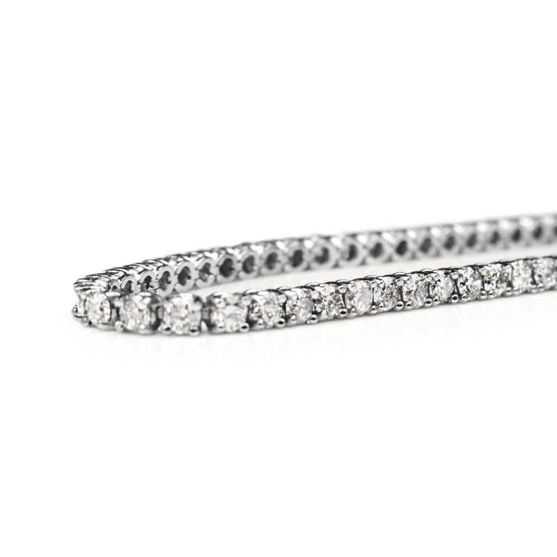 14ct White Gold 5.00ct Diamond Tennis Bracelet