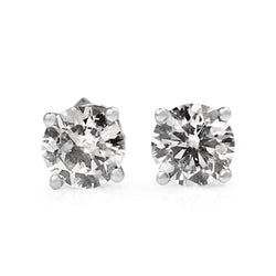 18ct White Gold 2.02ct Diamond Stud Earrings