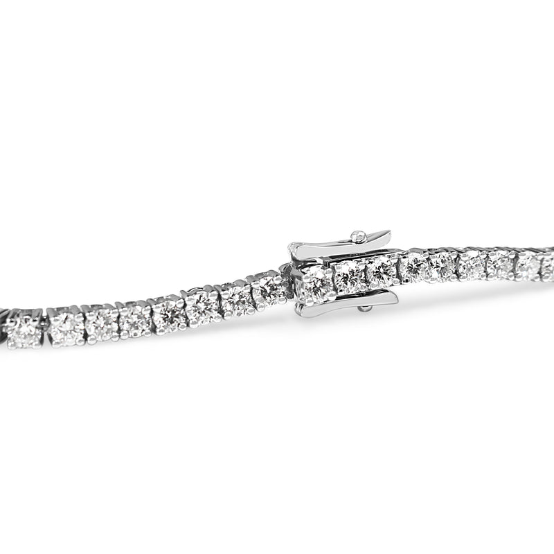 18ct White Gold Diamond Tennis Bracelet