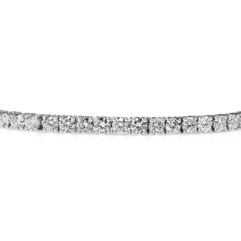 18ct White Gold Diamond Tennis Bracelet