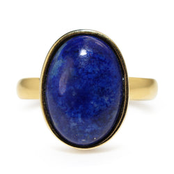 9ct Yellow Gold Lapis Ring