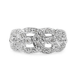 14ct White Gold Diamond Ring