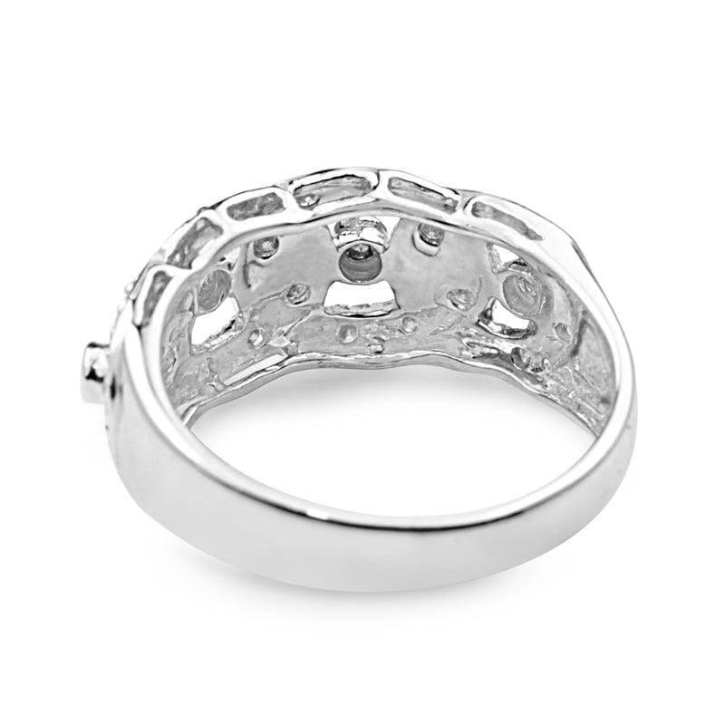 14ct White Gold Diamond Ring