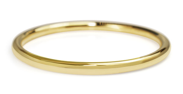 9ct Yellow Gold Hollow Golf Bangle