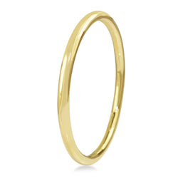 9ct Yellow Gold Hollow Golf Bangle