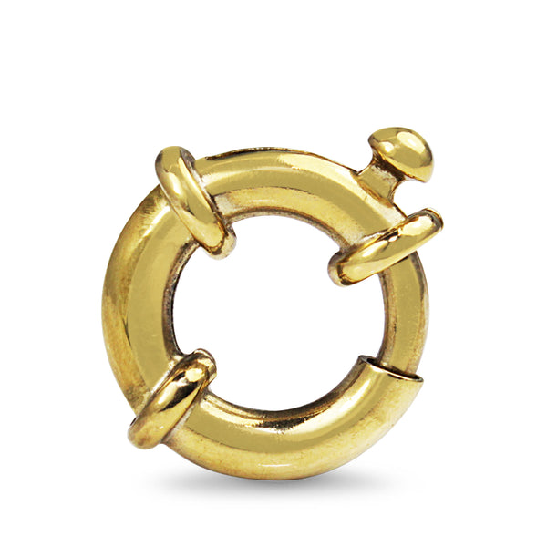 9ct Yellow Gold Bolt Ring Clasp