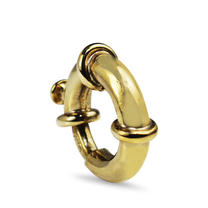 9ct Yellow Gold Bolt Ring Clasp