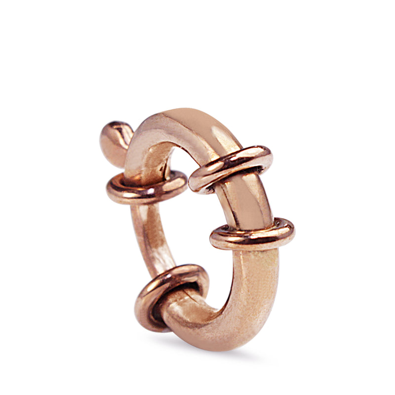 9ct Rose Gold Bolt Ring Clasp