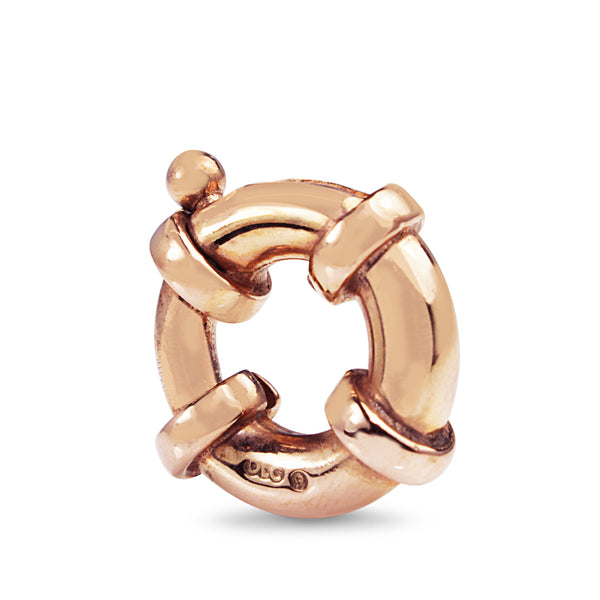 9ct Rose Gold Bolt Ring Clasp