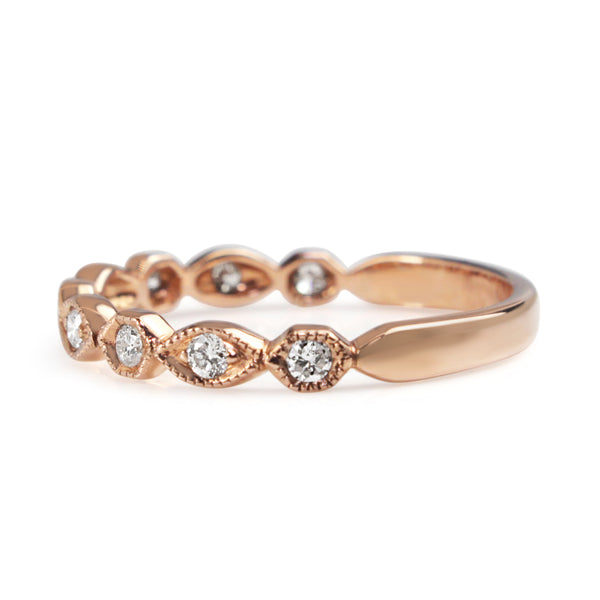 9ct Rose Gold Vintage Style Ring