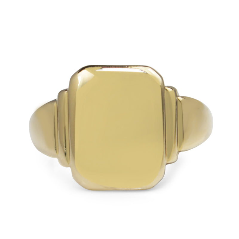 9ct Yellow Gold Vintage Signet Ring