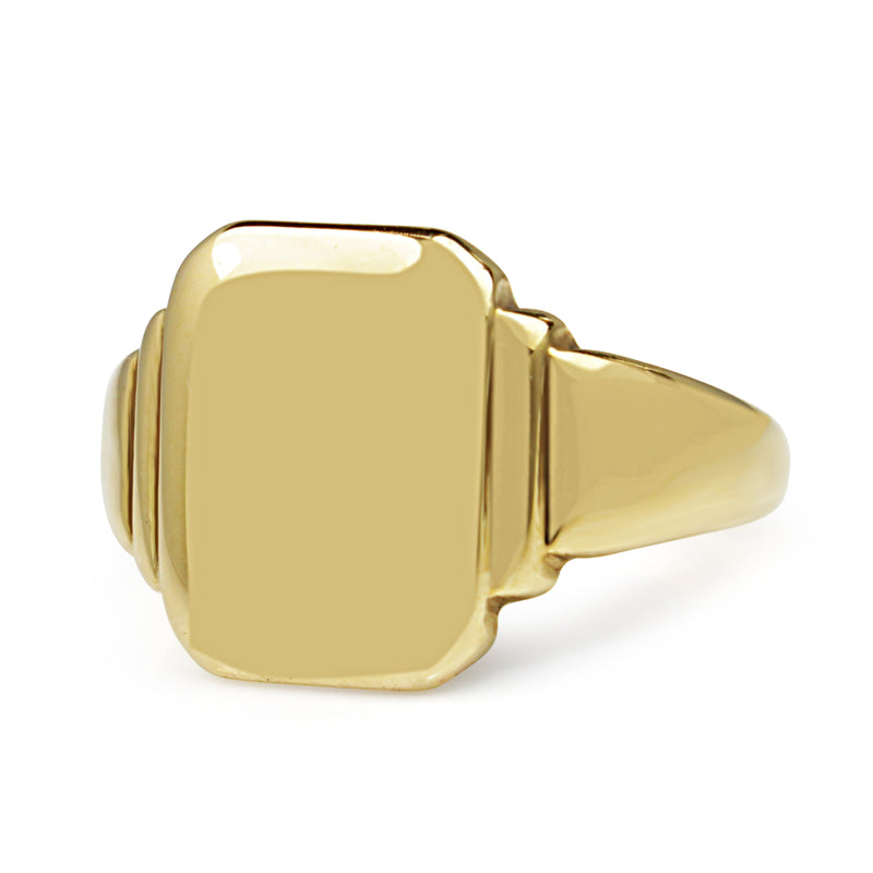 9ct Yellow Gold Vintage Signet Ring