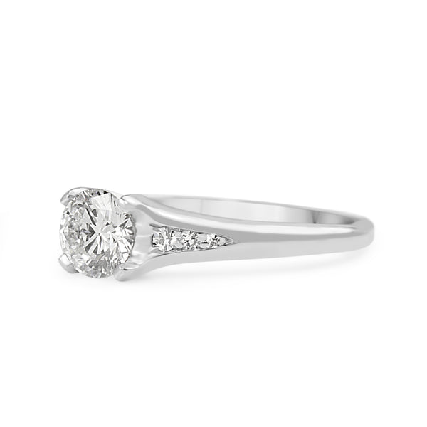 Platinum Diamond Solitaire Ring