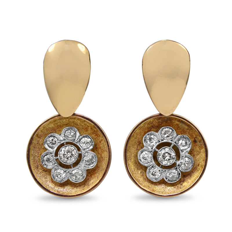 Vintage daisy earrings discount