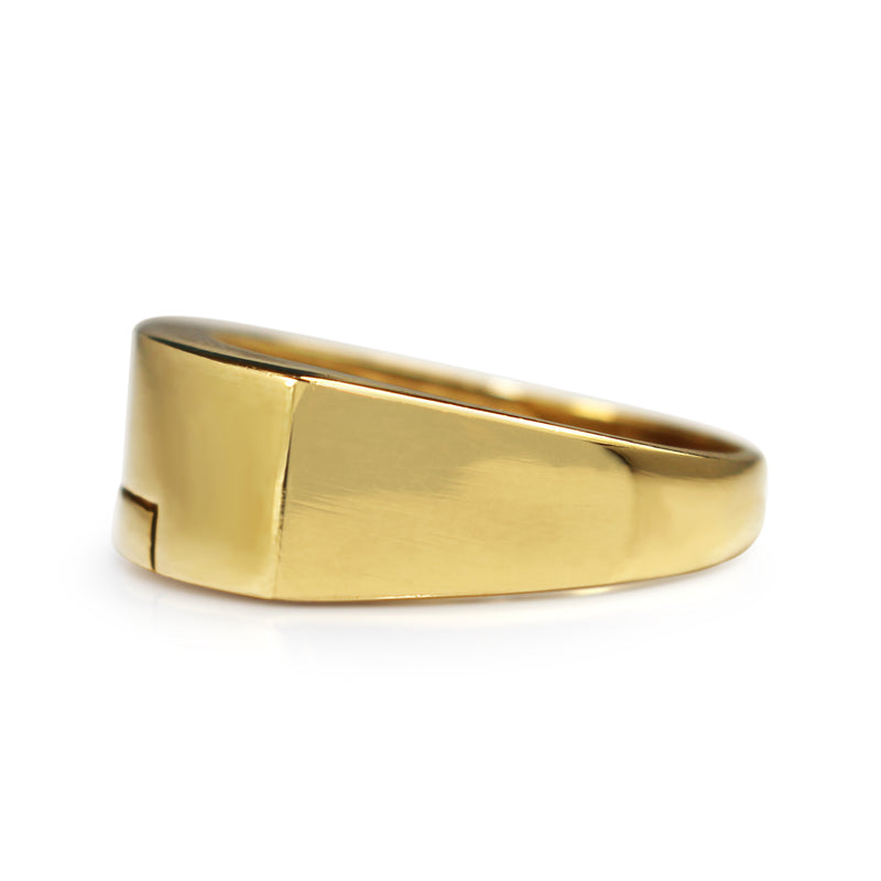 9ct Yellow Wide Gold Band Ring