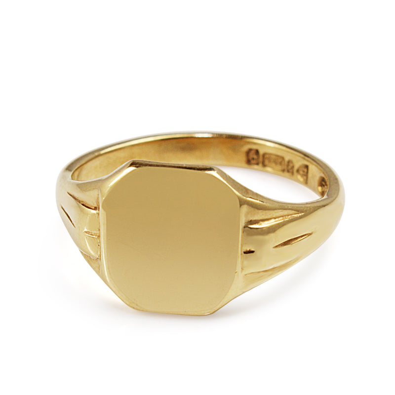 9ct Yellow Gold Circa 1940 Signet Ring