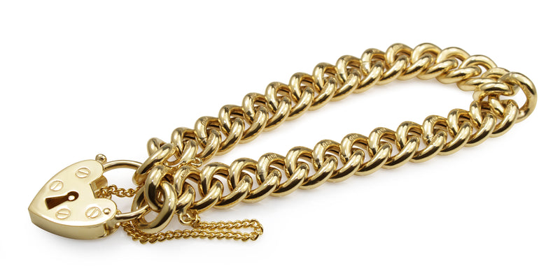 9ct Yellow Gold Curb Link Bracelet