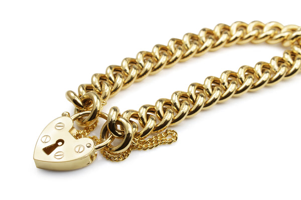 9ct Yellow Gold Curb Link Bracelet