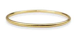 9ct Yellow Gold Hollow All Round Golf Bangle