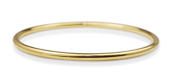9ct Yellow Gold Hollow All Round Golf Bangle