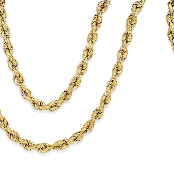 14ct gold top rope chain
