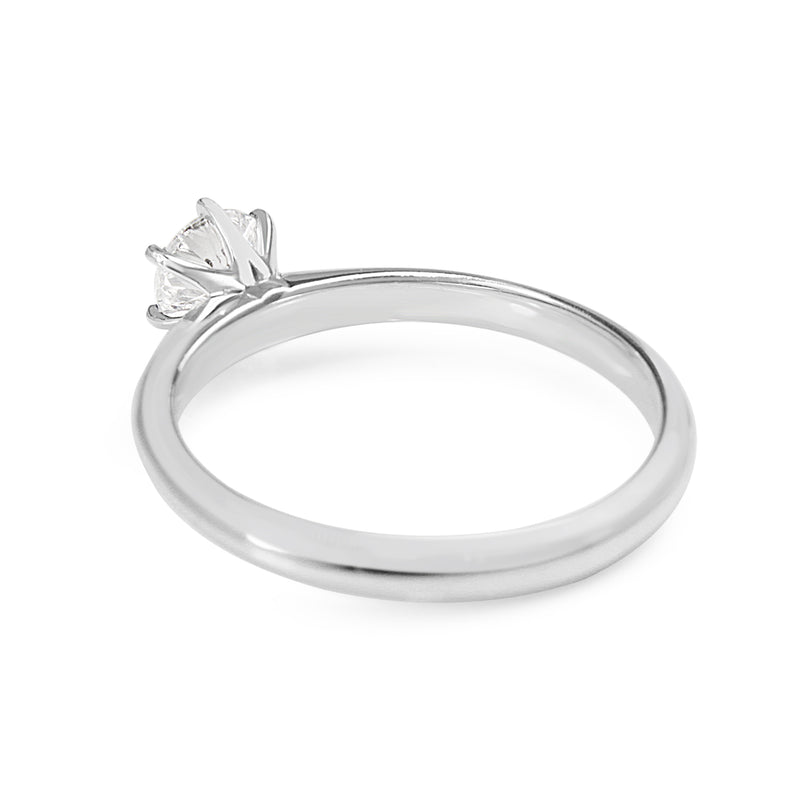 18ct White Gold Solitaire Diamond Ring