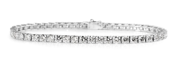 Platinum 7ct Diamond Tennis Bracelet