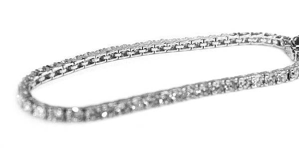Platinum 7ct Diamond Tennis Bracelet