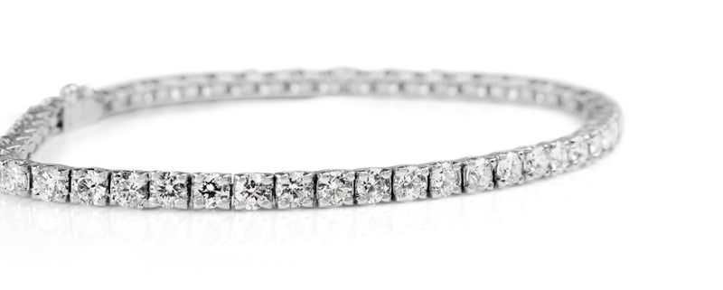 Platinum 7ct Diamond Tennis Bracelet