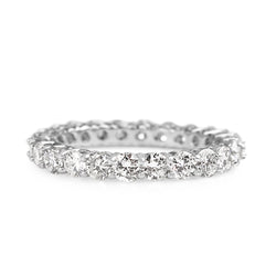 Platinum All Round Diamond Band Ring