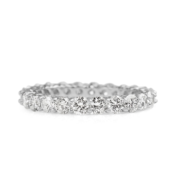 Platinum All Round Diamond Band Ring