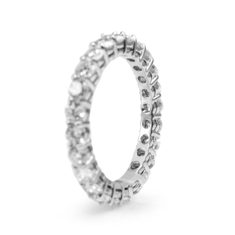 Platinum All Round Diamond Band Ring