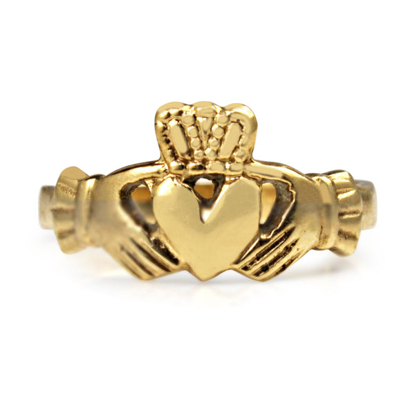 14ct Yellow Gold Claddagh Ring