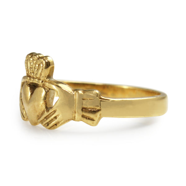 14ct Yellow Gold Claddagh Ring