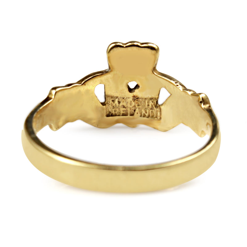 14ct Yellow Gold Claddagh Ring