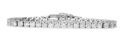 18ct White Gold 10.75ct Diamond Tennis Bracelet