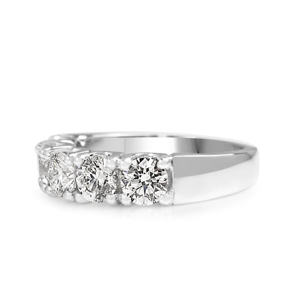 Platinum 5 Stone Diamond Ring