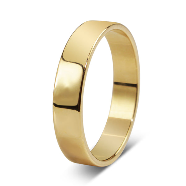 18ct Yellow Gold Plain Band Ring