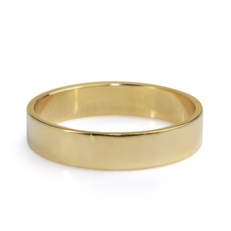 18ct Yellow Gold Plain Band Ring