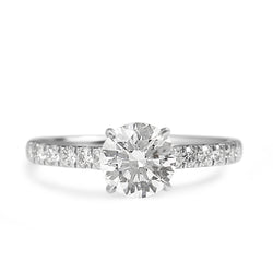 18ct White Gold 1.03ct Diamond Solitaire Ring