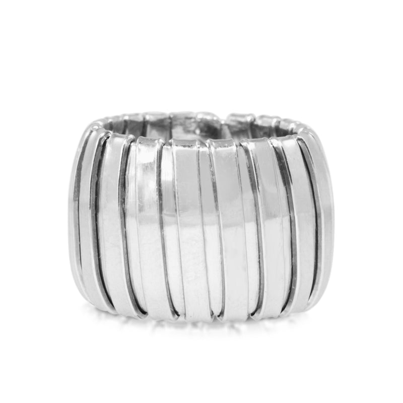 Platinum Italian Flexible Ring
