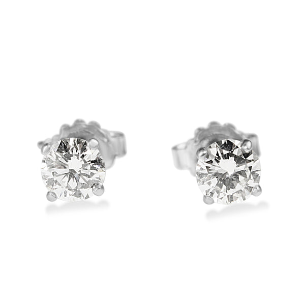 14ct White Gold .80ct Diamond Stud Earrings