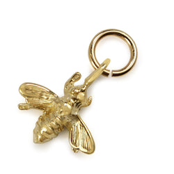 9ct Yellow Gold Bee Charm Pendant