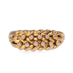 9ct Yellow and Rose Gold Antique Harvest Ring