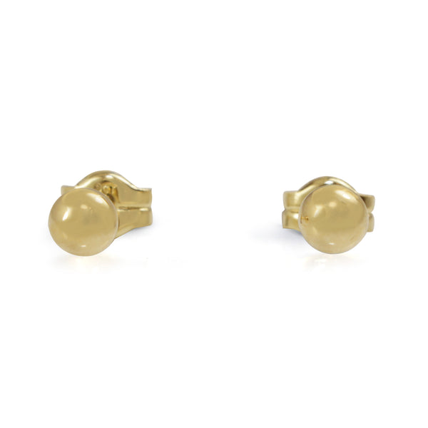 9ct Yellow Gold 3.9mm Ball Stud Earrings