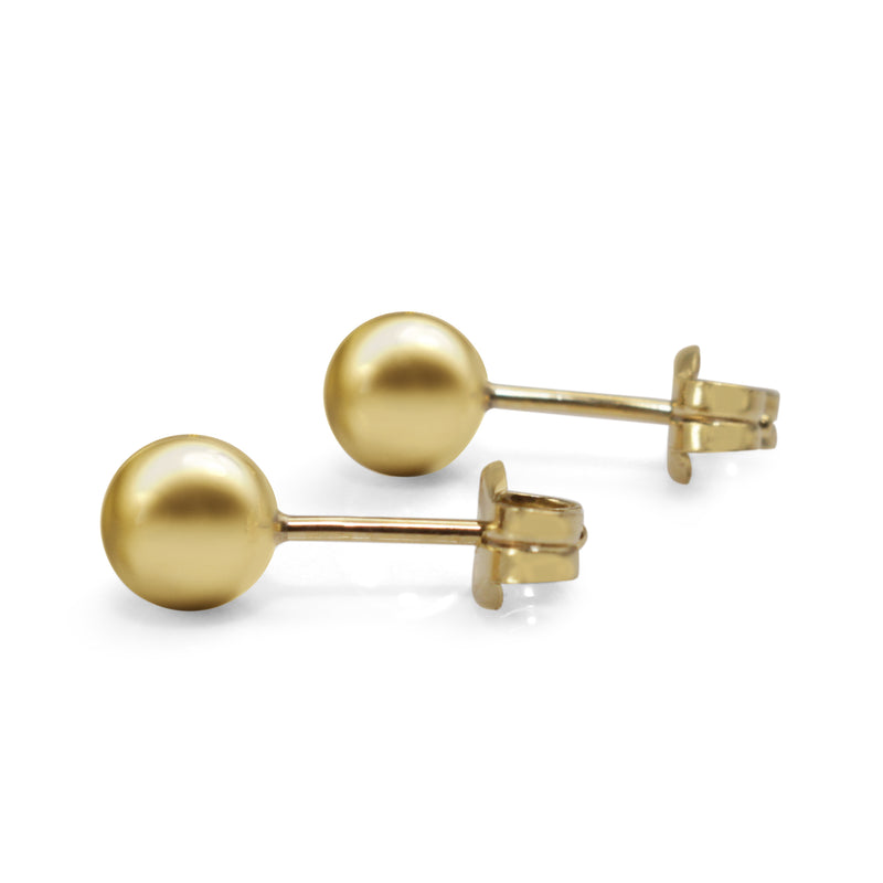 9ct Yellow Gold 5mm Ball Stud Earrings