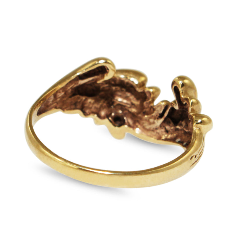 9ct Yellow Gold Wave Ring