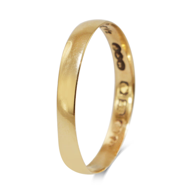 18ct Yellow Gold Antique Band Ring